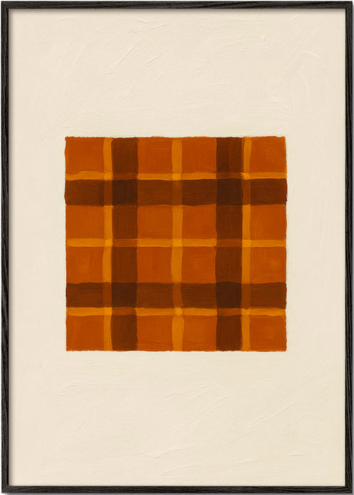 Geometryczny oker panel centralny – Black Frame