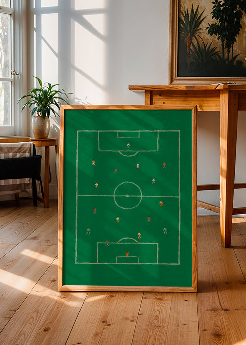 Sztuka sportowa: ilustrowane boisko – Product1