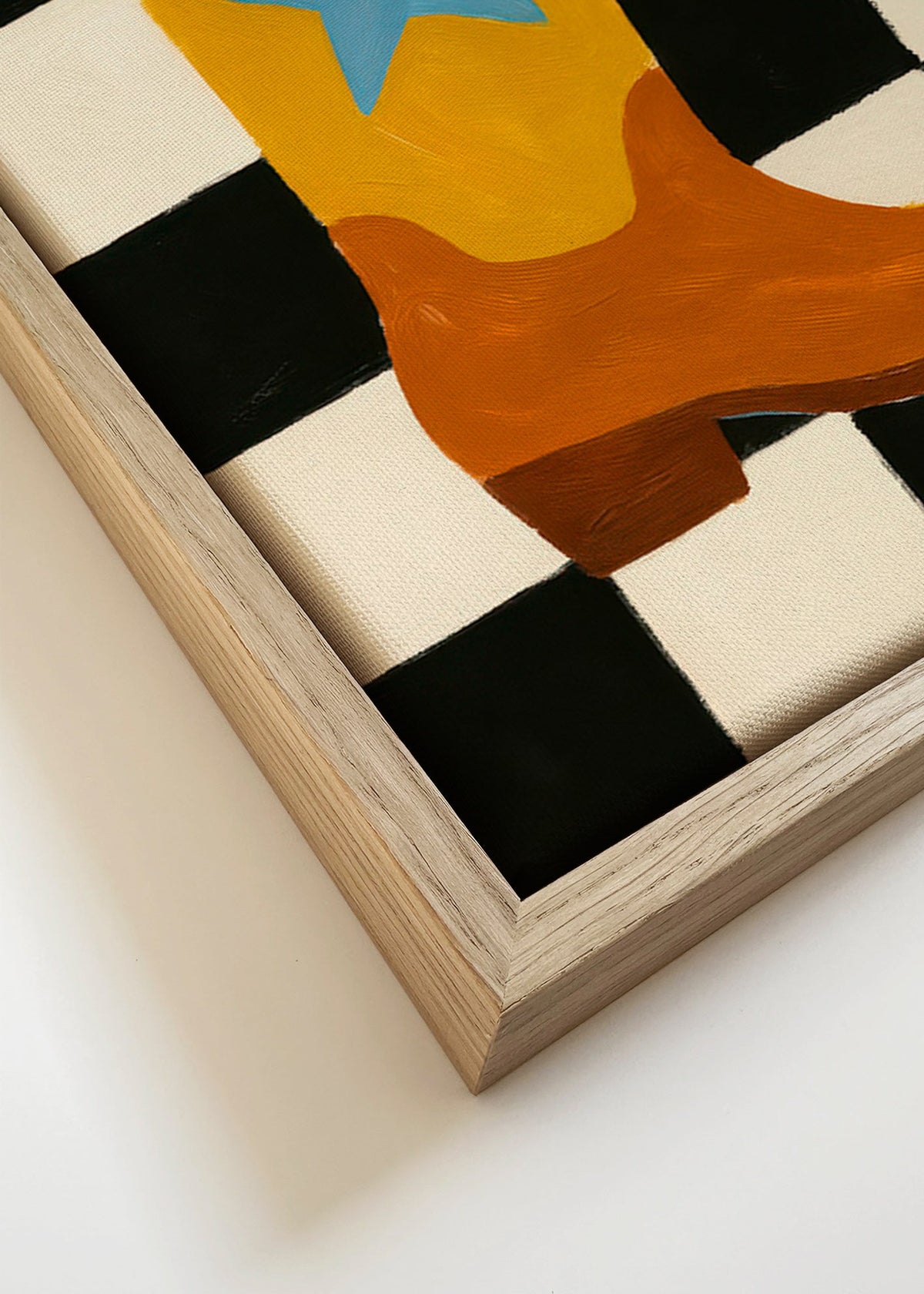 Ilustracja kowbojskiego buta z gwiazdą – Canvas detail