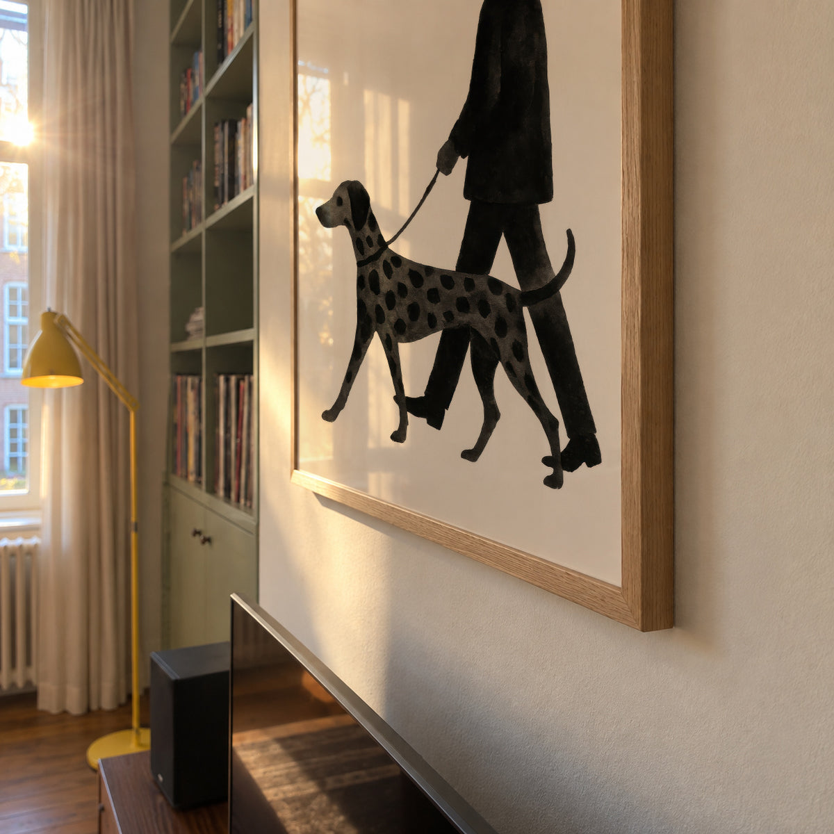 Spotted Walk - Framed poster detail