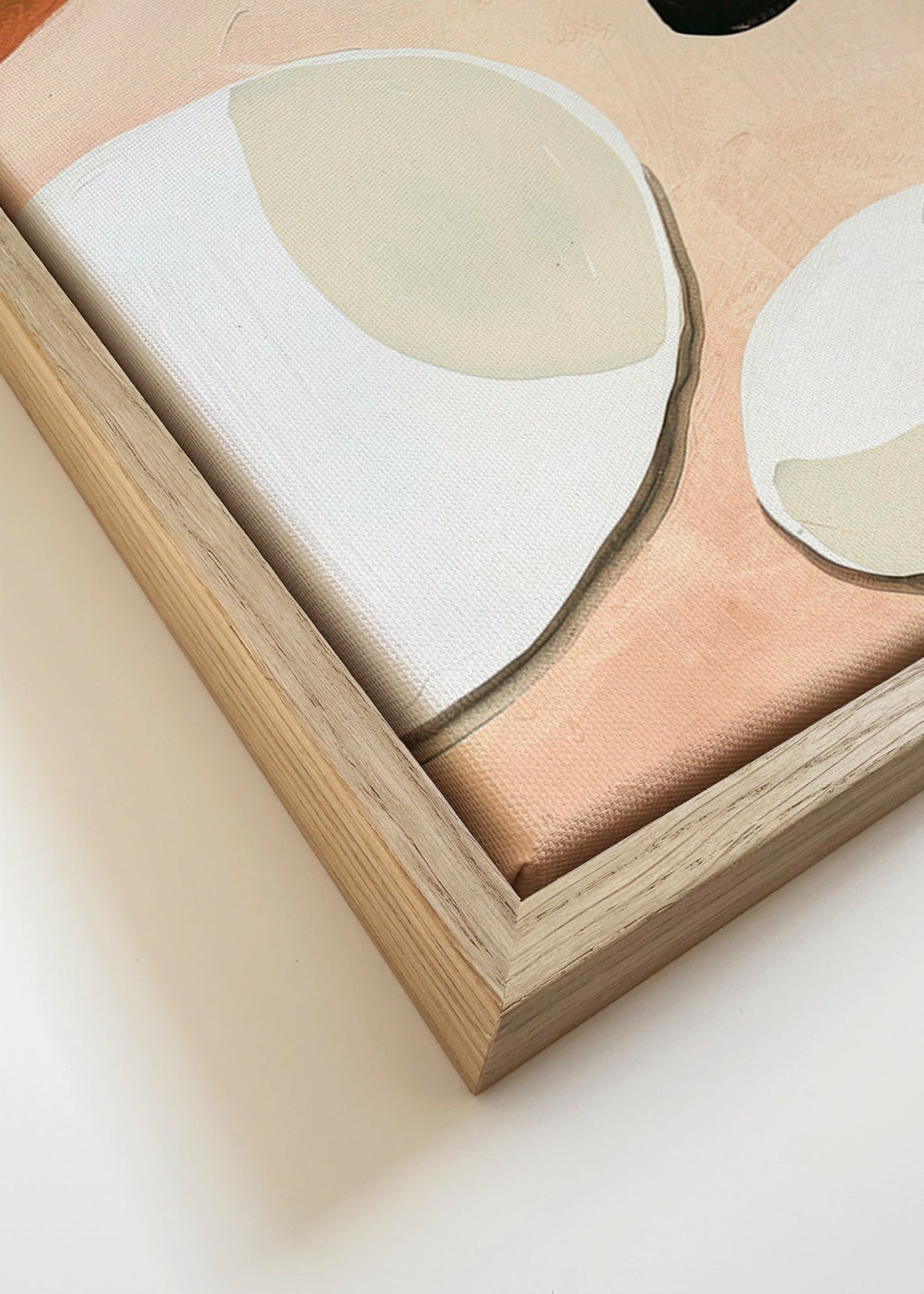 Sztuka do kuchni: minimalne talerze i szklanki – Canvas detail