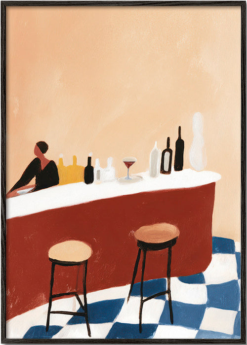 Sztuka do kuchni: bar i kieliszki – Black Frame