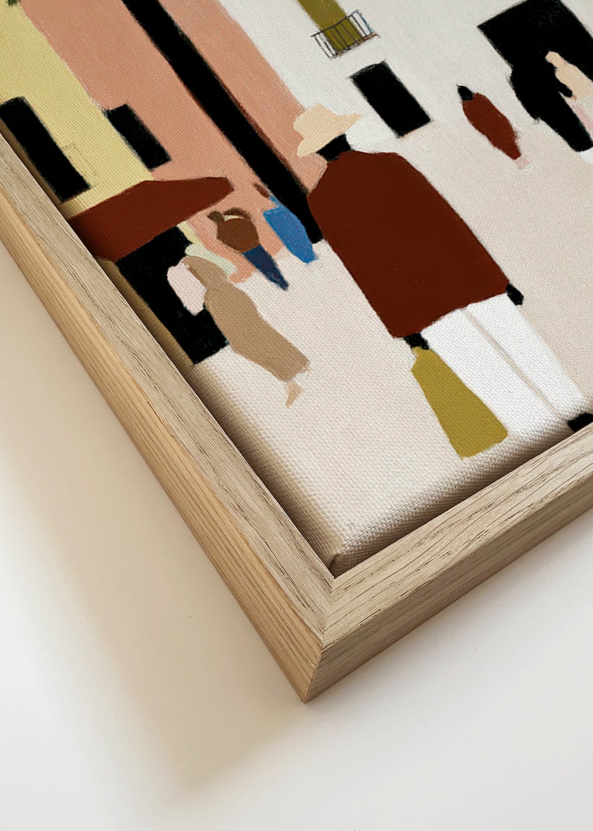 Sztuka do kuchni: Śródziemnomorski spacer z palmą – Canvas detail
