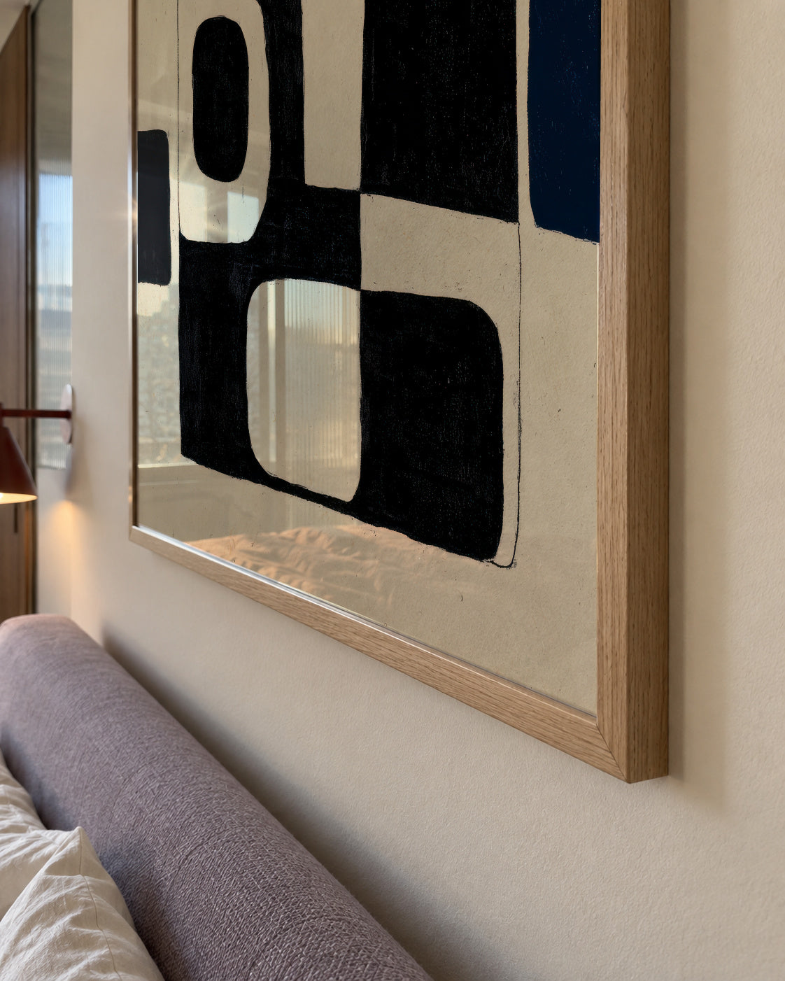 Quadrant Composition - Framed poster detail