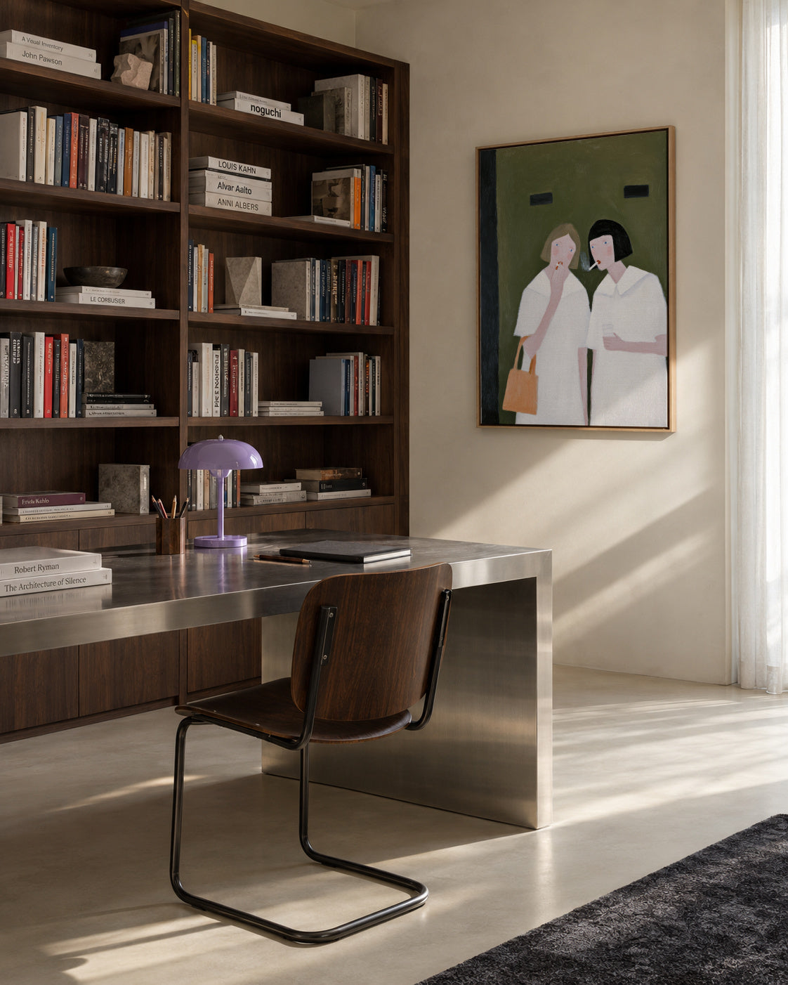 Shared Secrets - Framed canvas in an interior