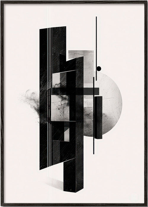 Czarno-biała geometria monolitów – Black Frame