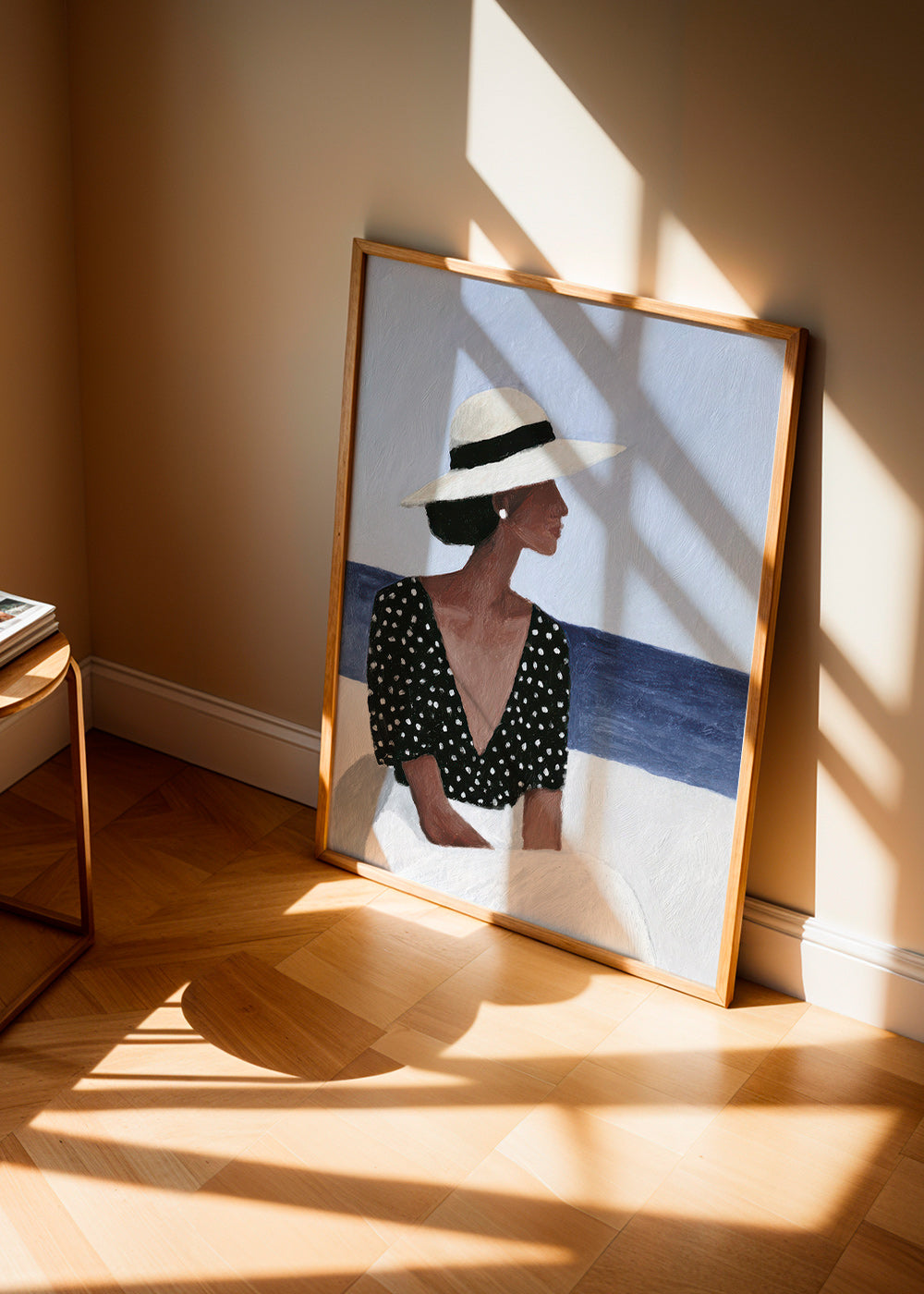Ilustracja kobieta w kapeluszu – Product1