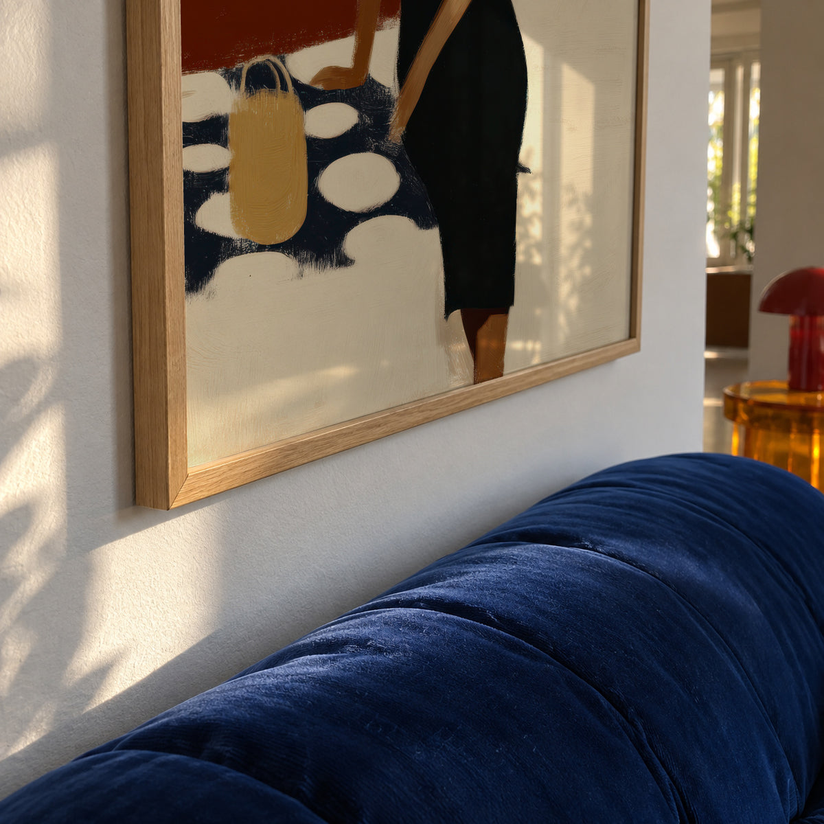 Black Swimsuit Study - Framed poster detail