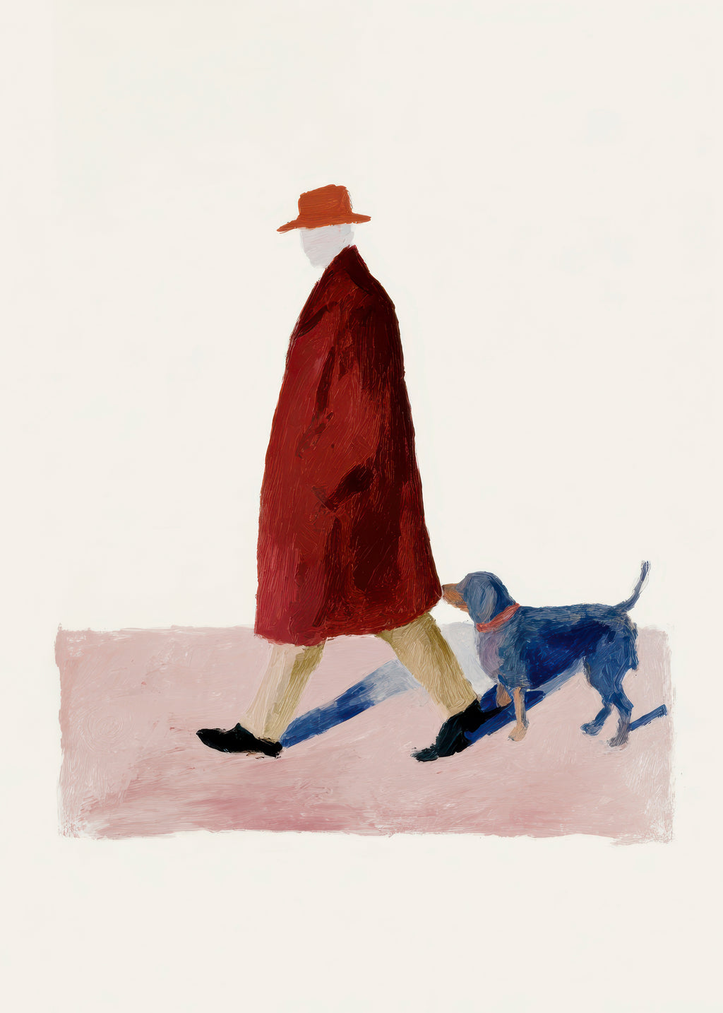Red Coat Walk - Unframed art print