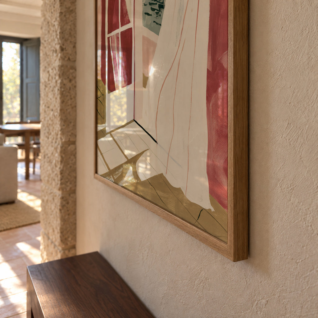 Open Window to Sea - Framed poster detail