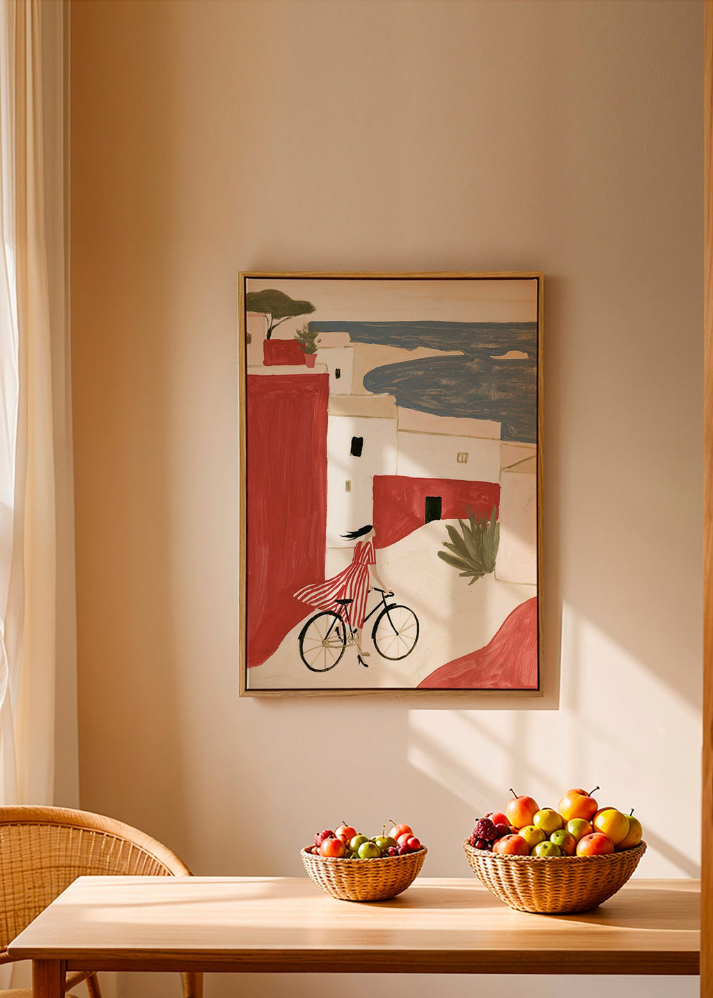 Ilustracja roweru nadmorskiego