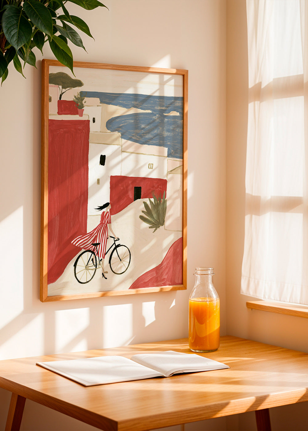 Ilustracja roweru nadmorskiego