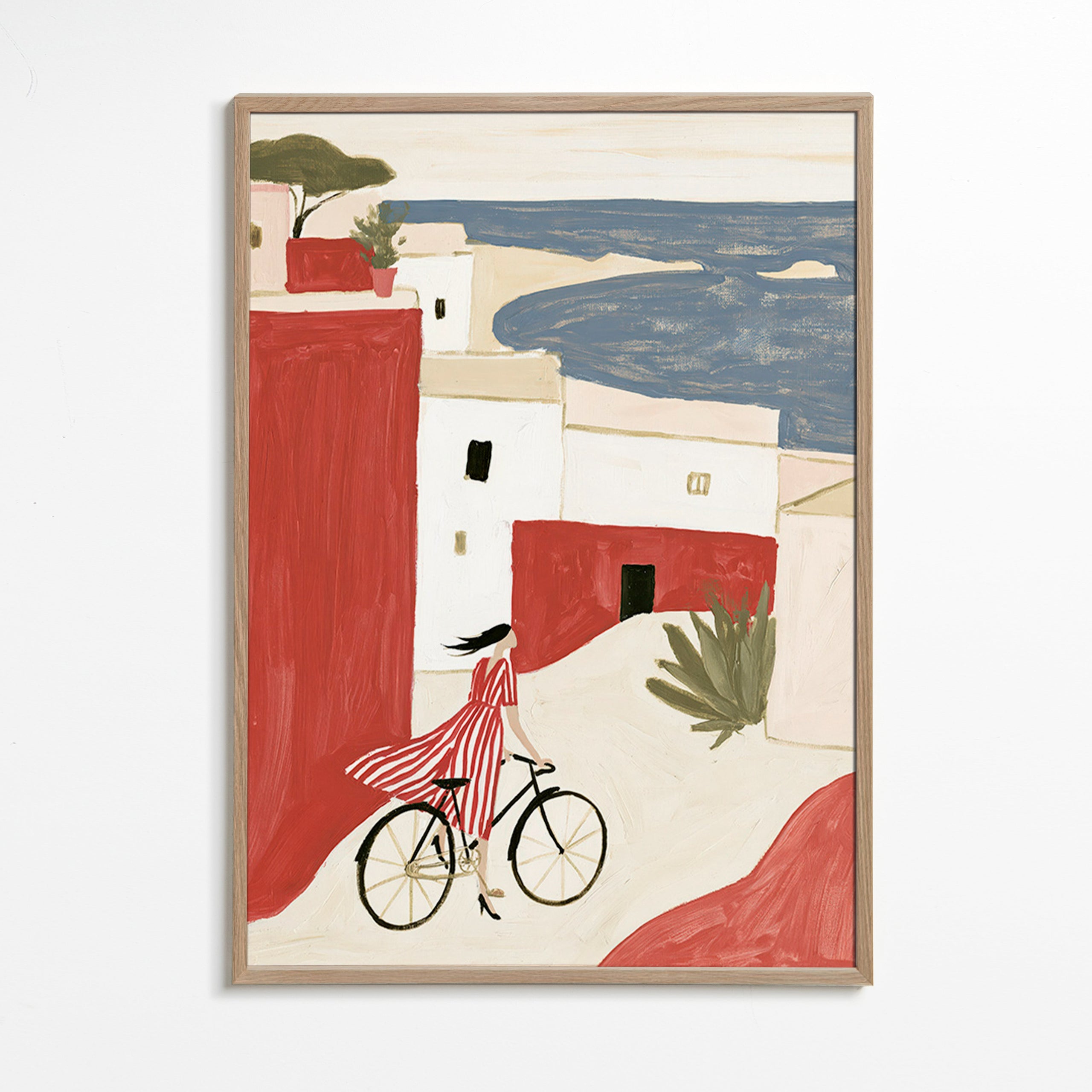 Ilustracja roweru nadmorskiego