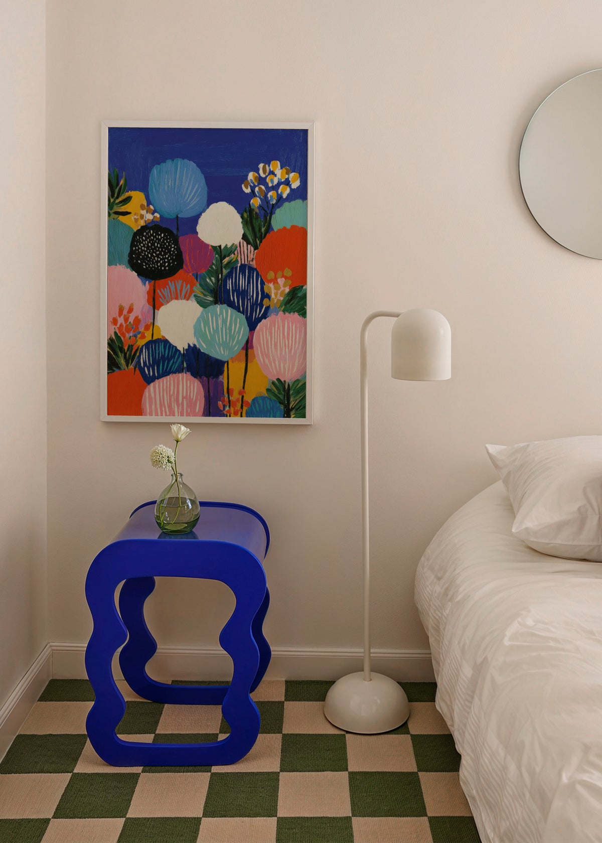 Midnight Garden - Framed poster in an interior