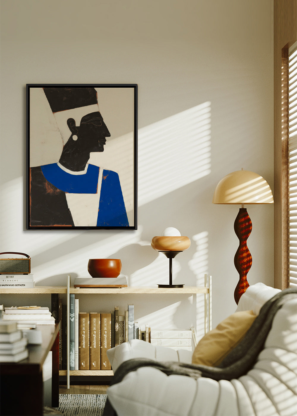 Ilustracja profil egipski