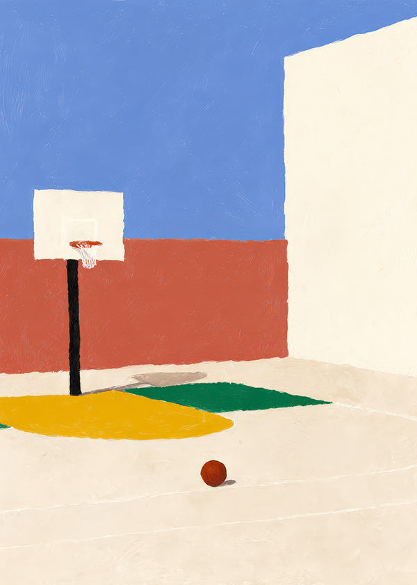 Sztuka sportowa: minimalne boisko z piłką