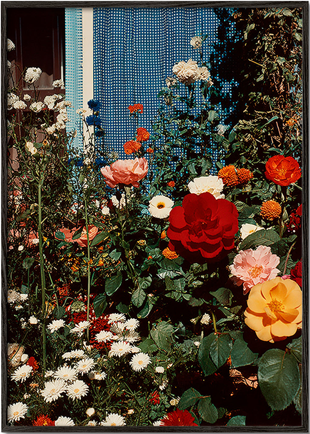 Plakat botaniczny: ogród w rozkwicie