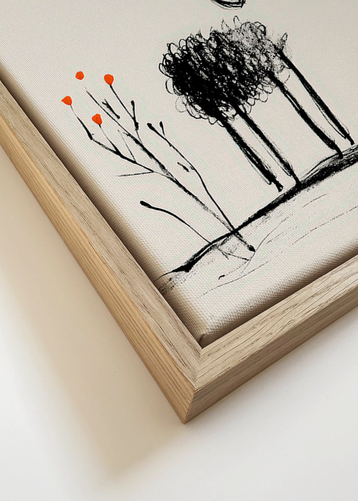 Minimalistyczna owca szkic liniowy
