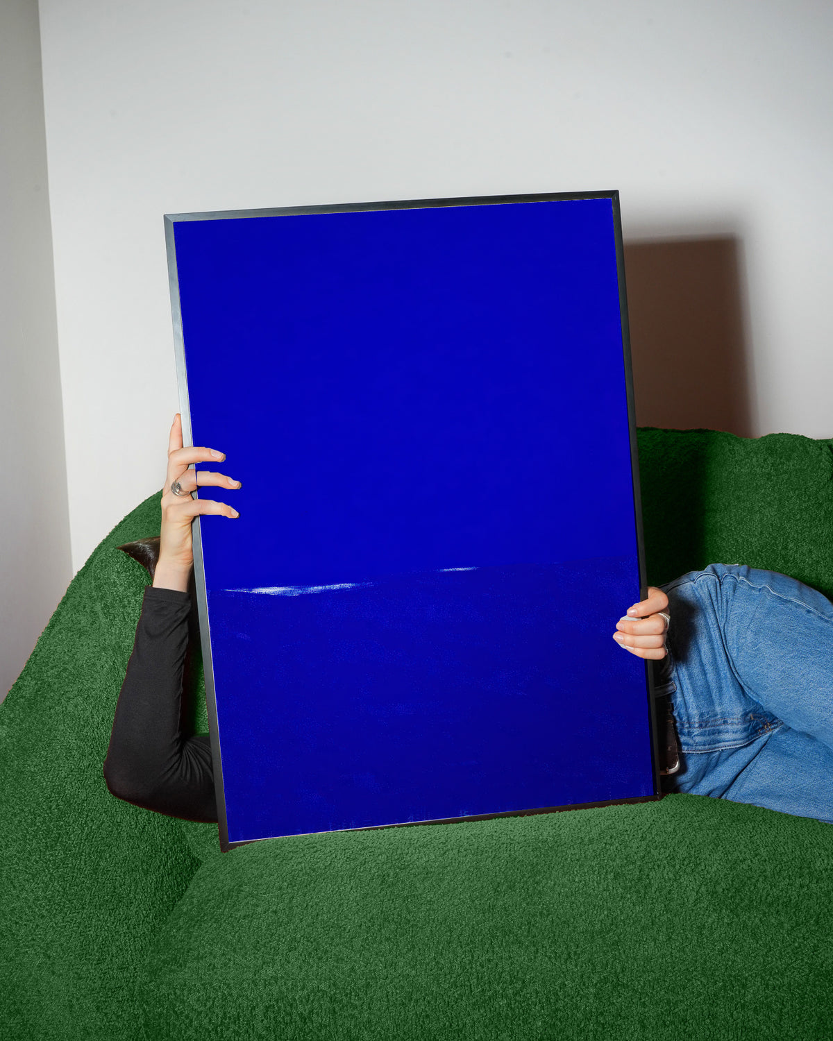 Infinite Blue - Framed poster detail