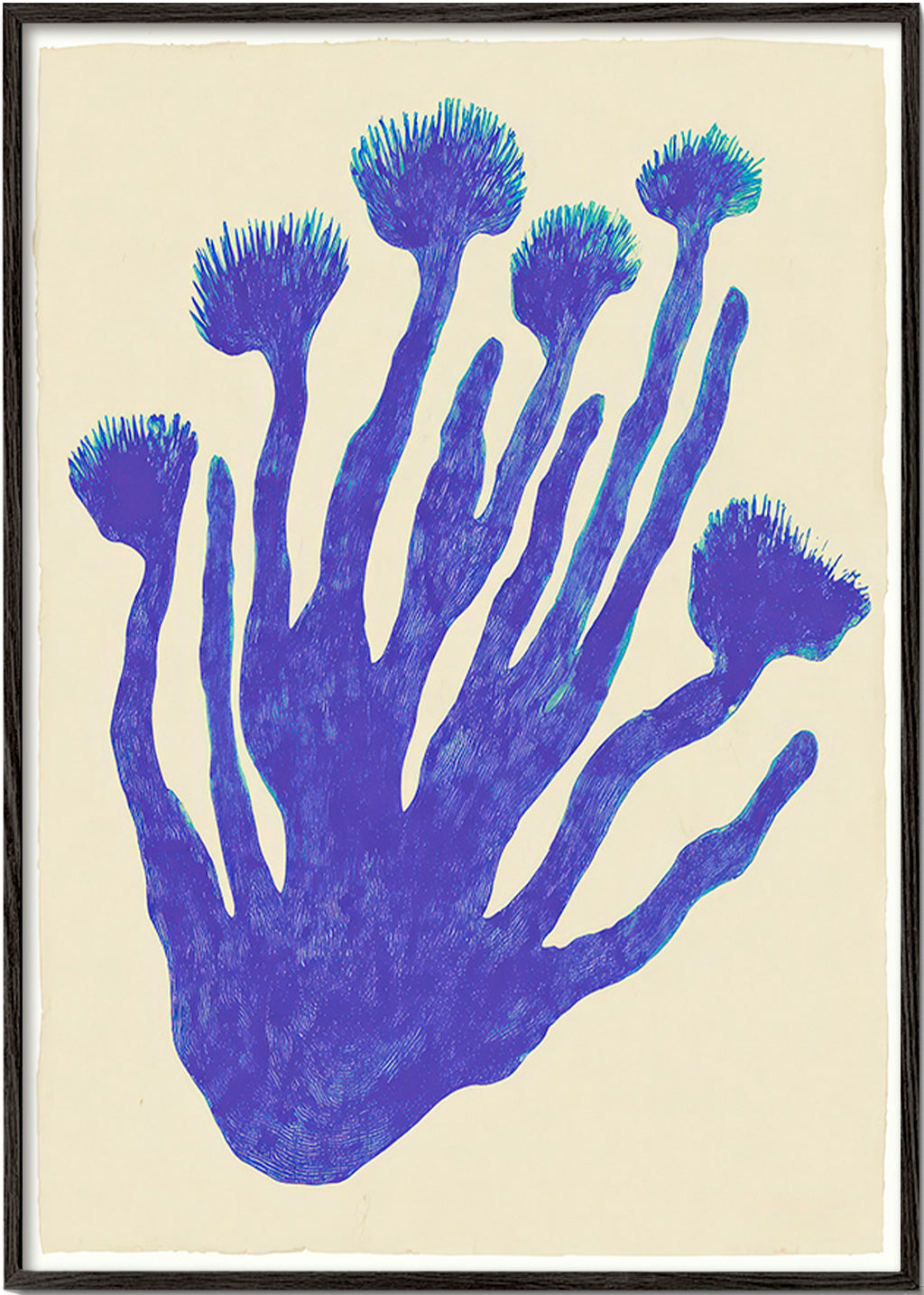Plakat botaniczny Indigo Coral