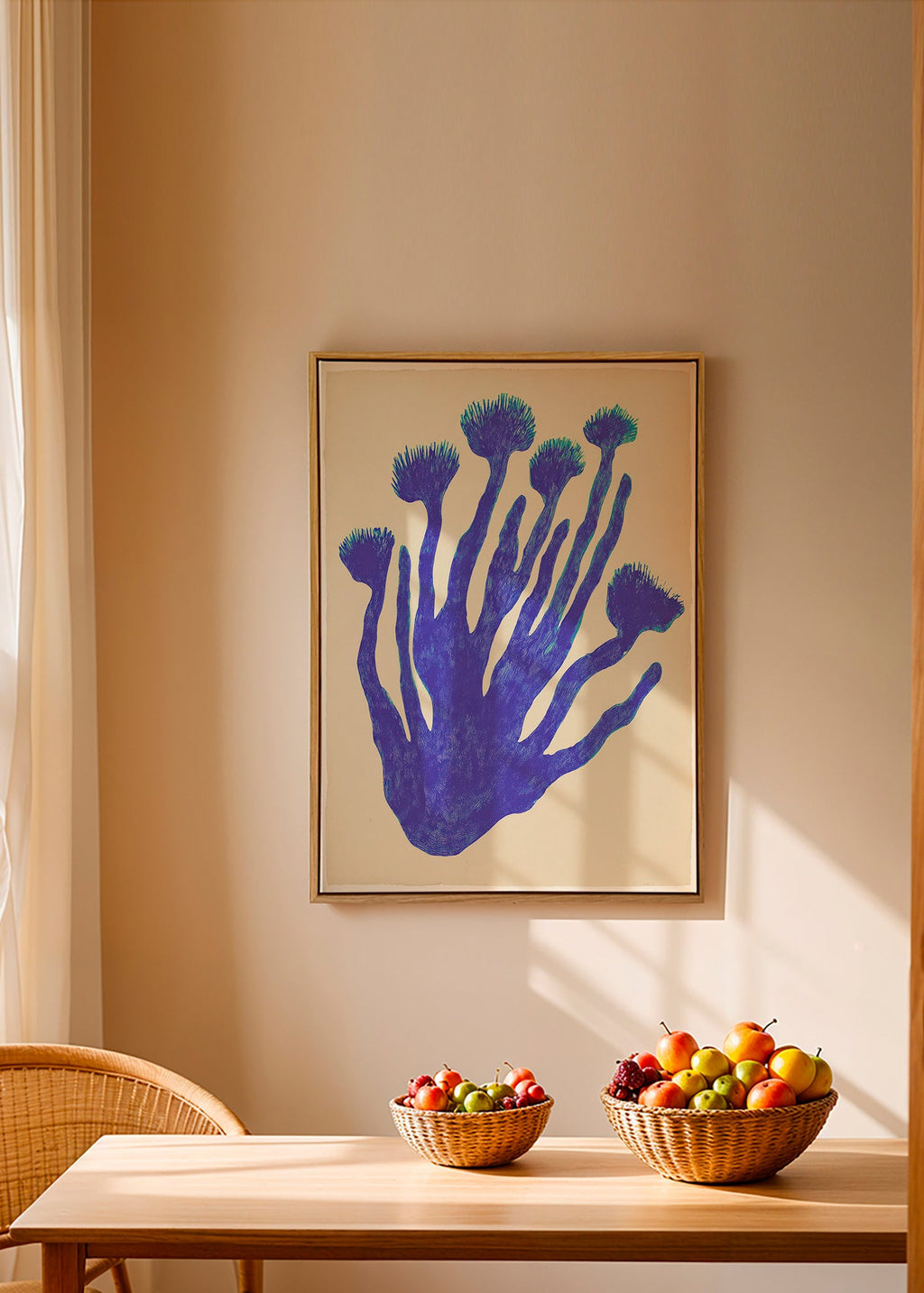 Plakat botaniczny Indigo Coral