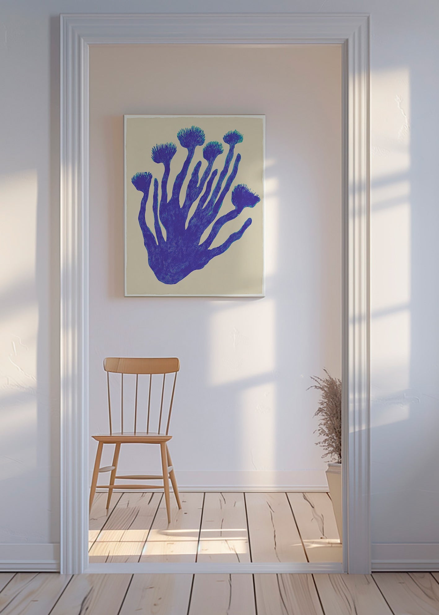 Plakat botaniczny Indigo Coral