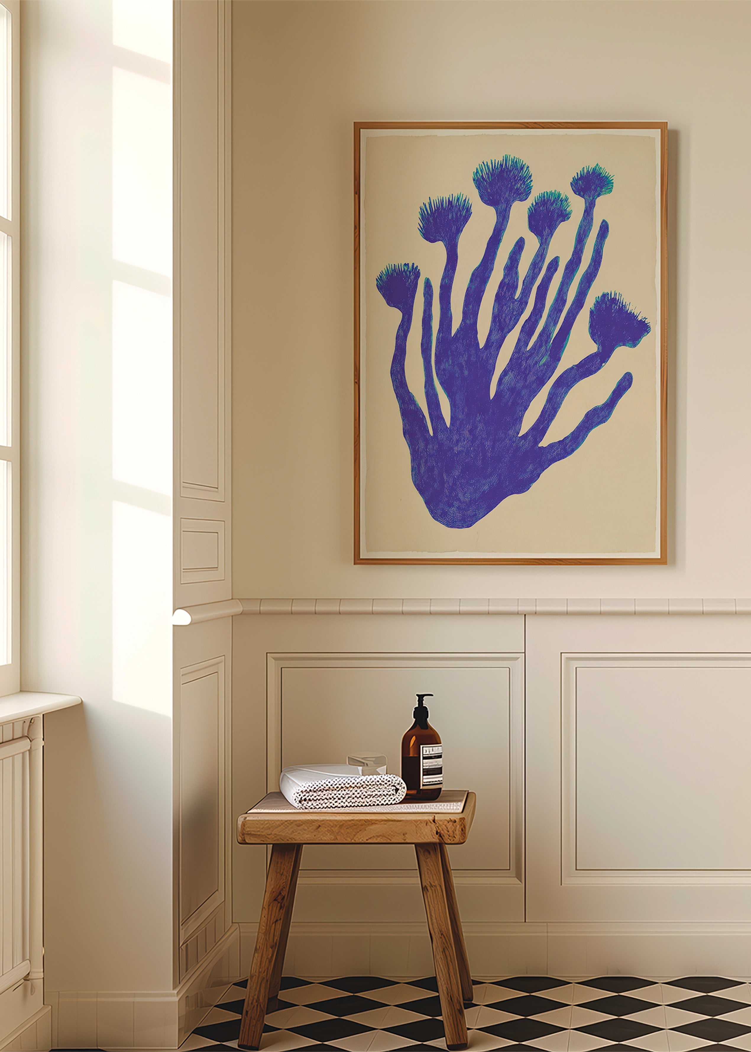 Plakat botaniczny Indigo Coral