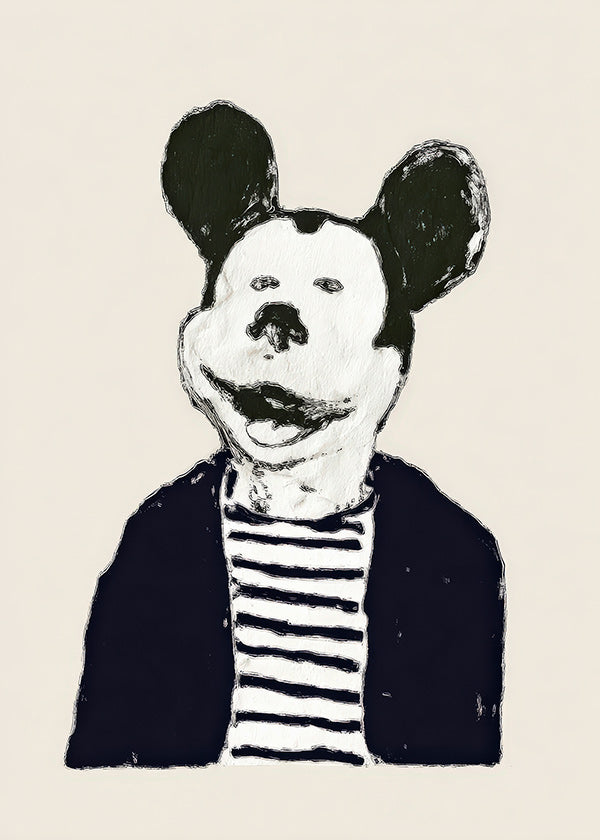 Ilustracja myszy dżentelmena