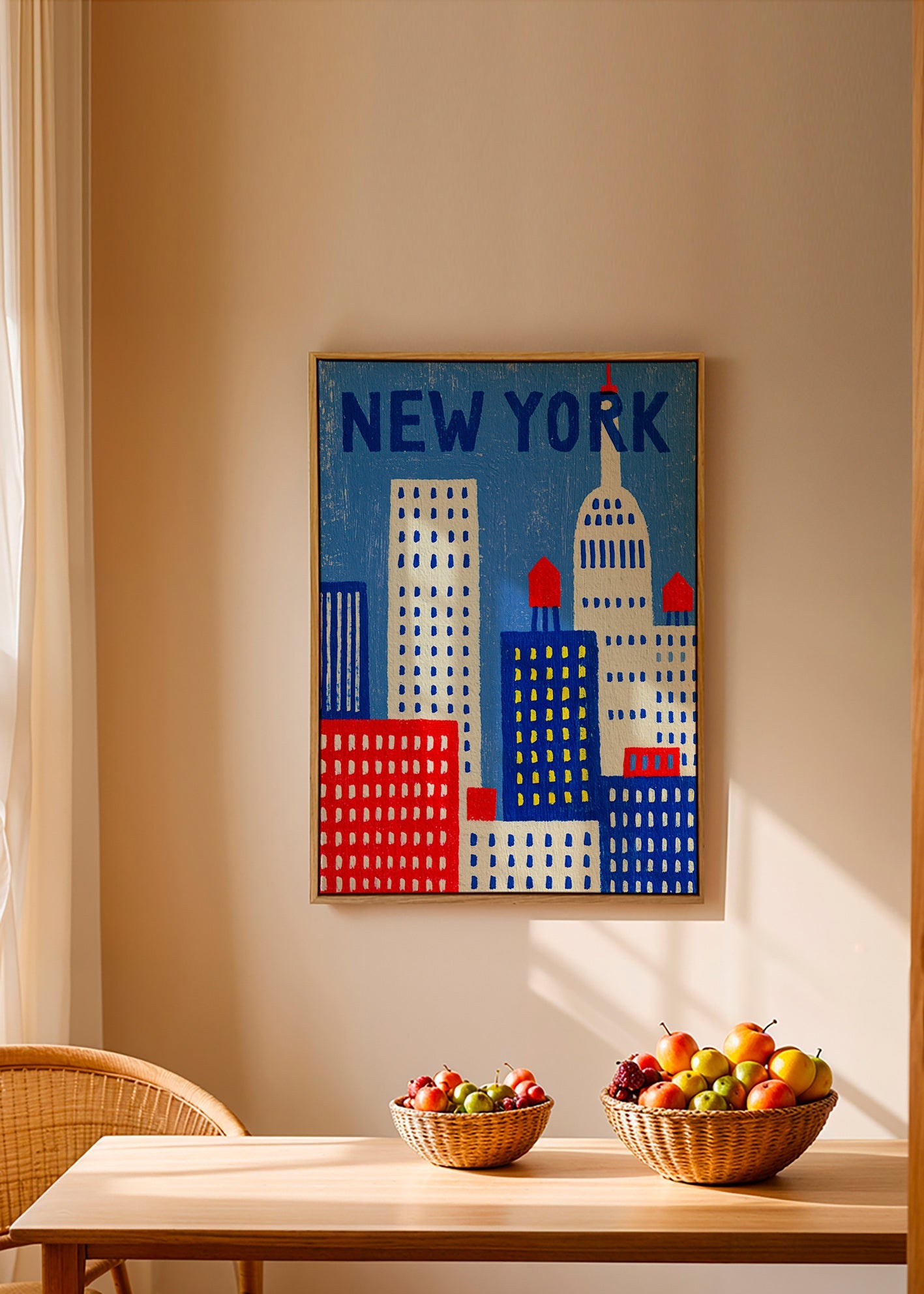 Sztuka miejska New York ilustracja