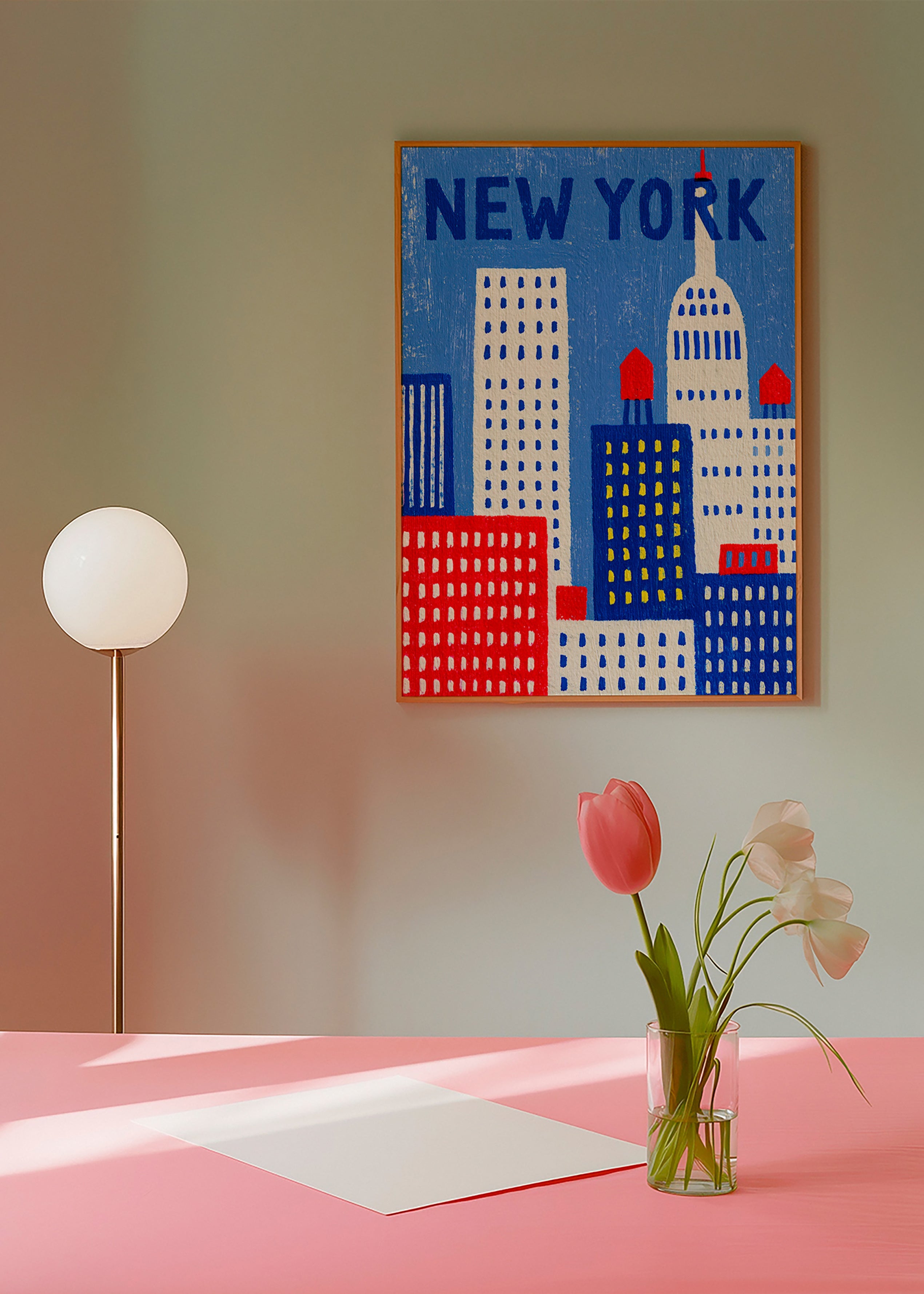 Sztuka miejska New York ilustracja