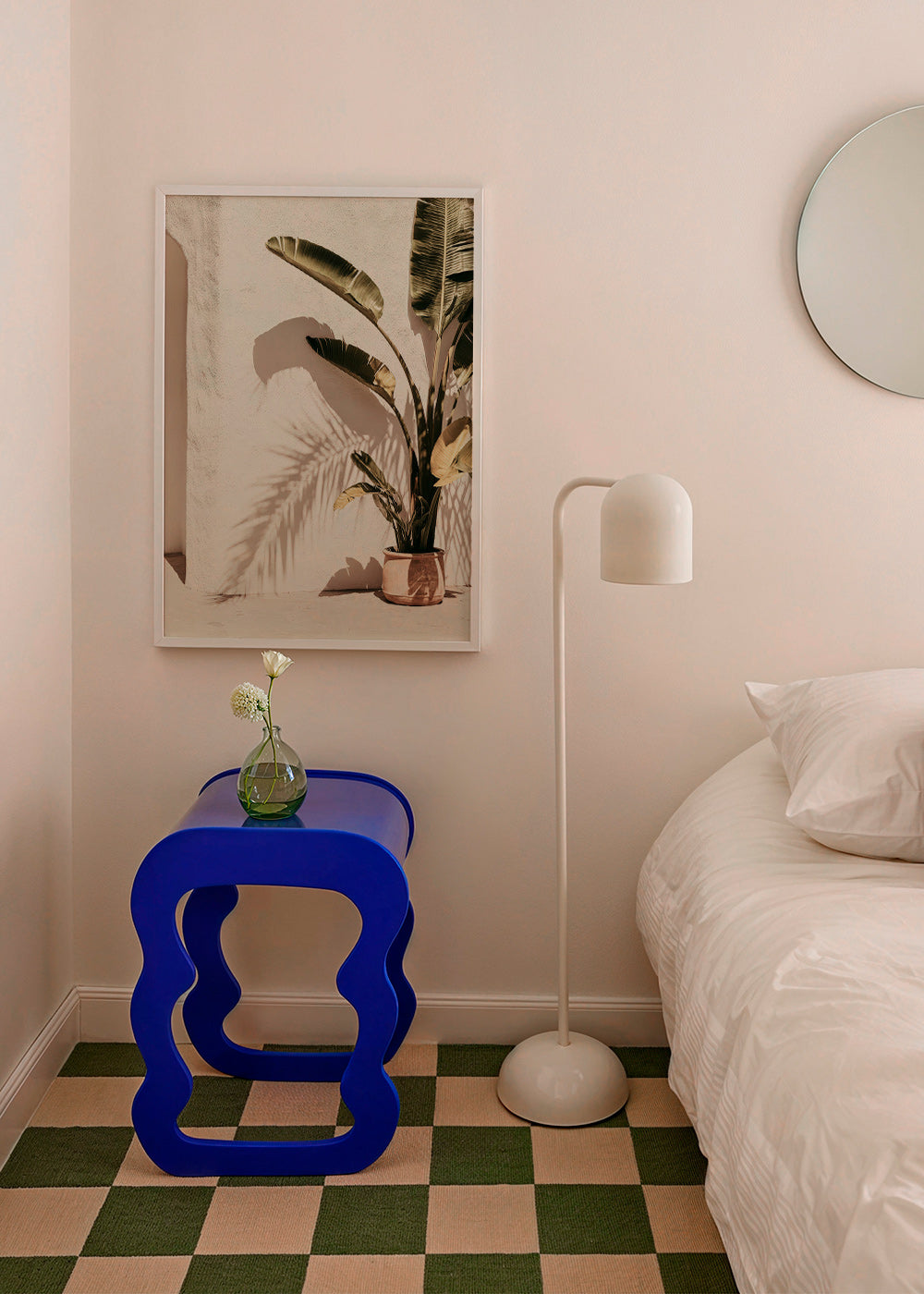Plakat botaniczny: palma w doniczce