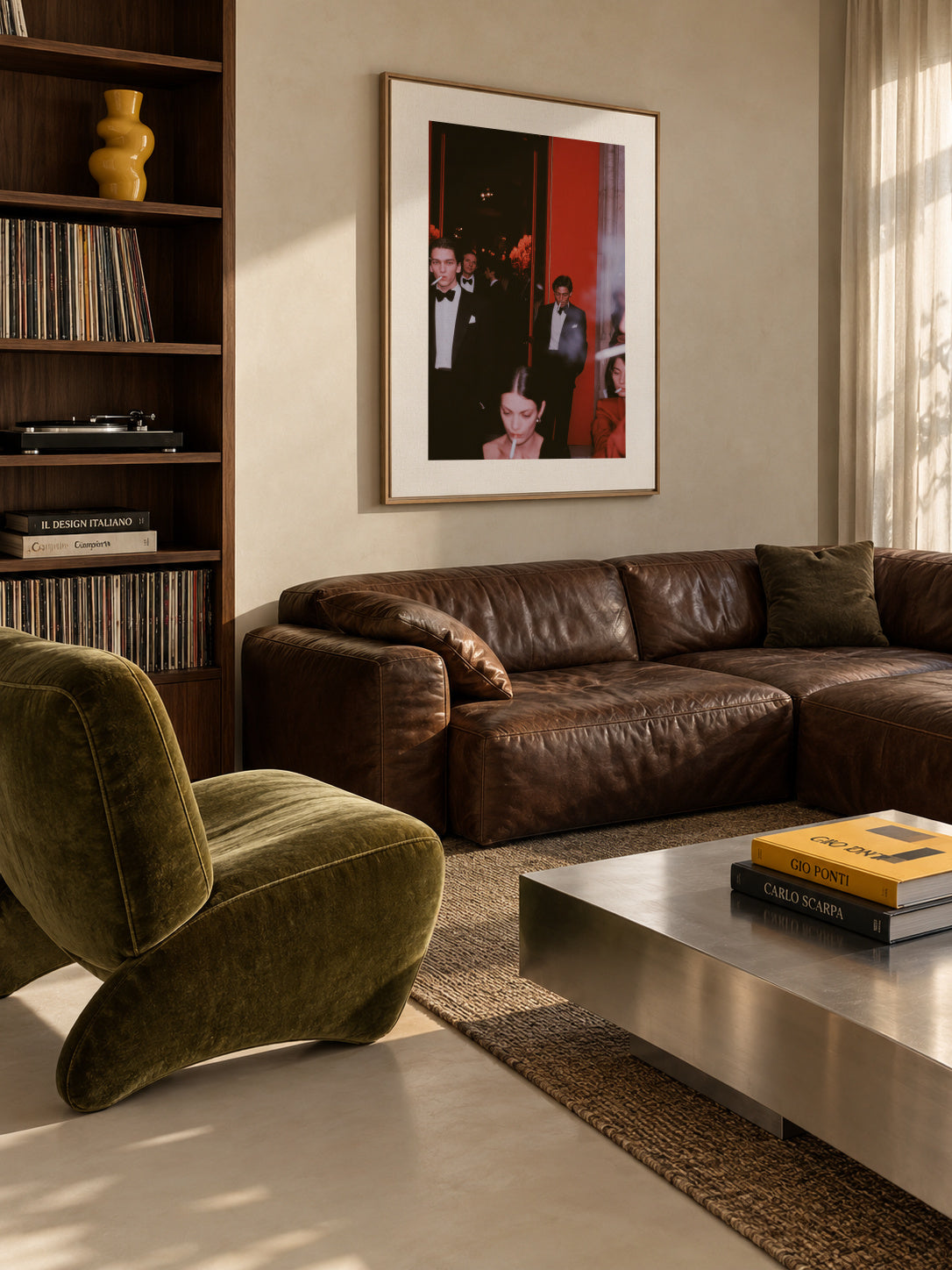 Afterparty - Framed canvas in an interior