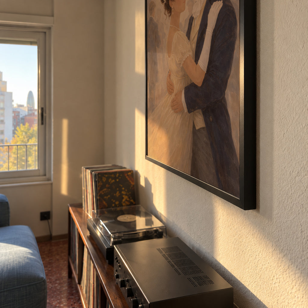 First Dance - Framed poster detail
