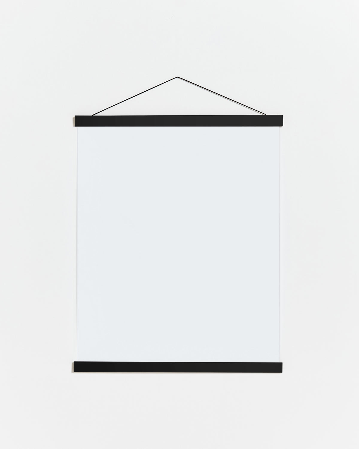 Colgador para póster de 30cm de madera y color negro