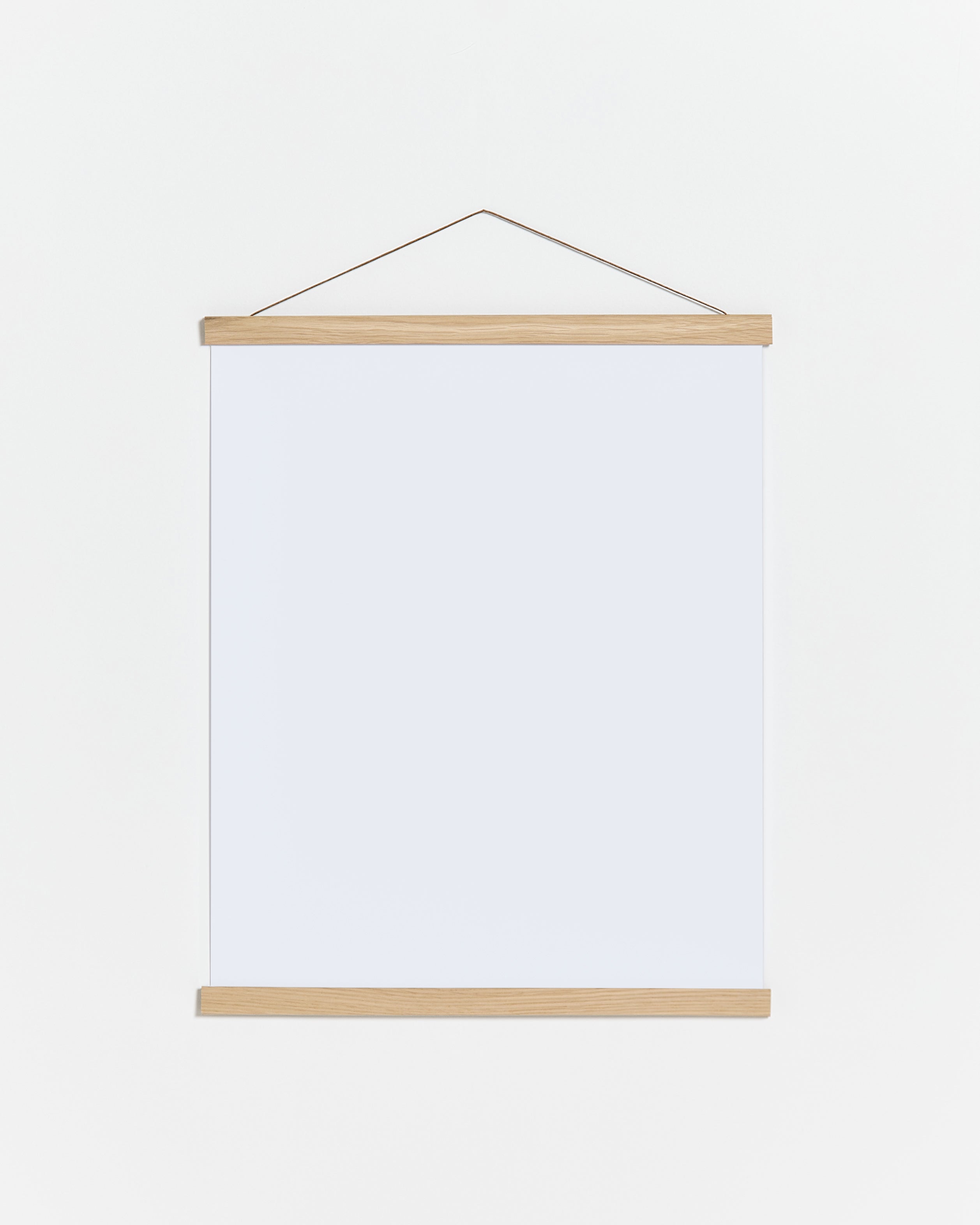 Colgador para póster de 70cm de madera y color roble